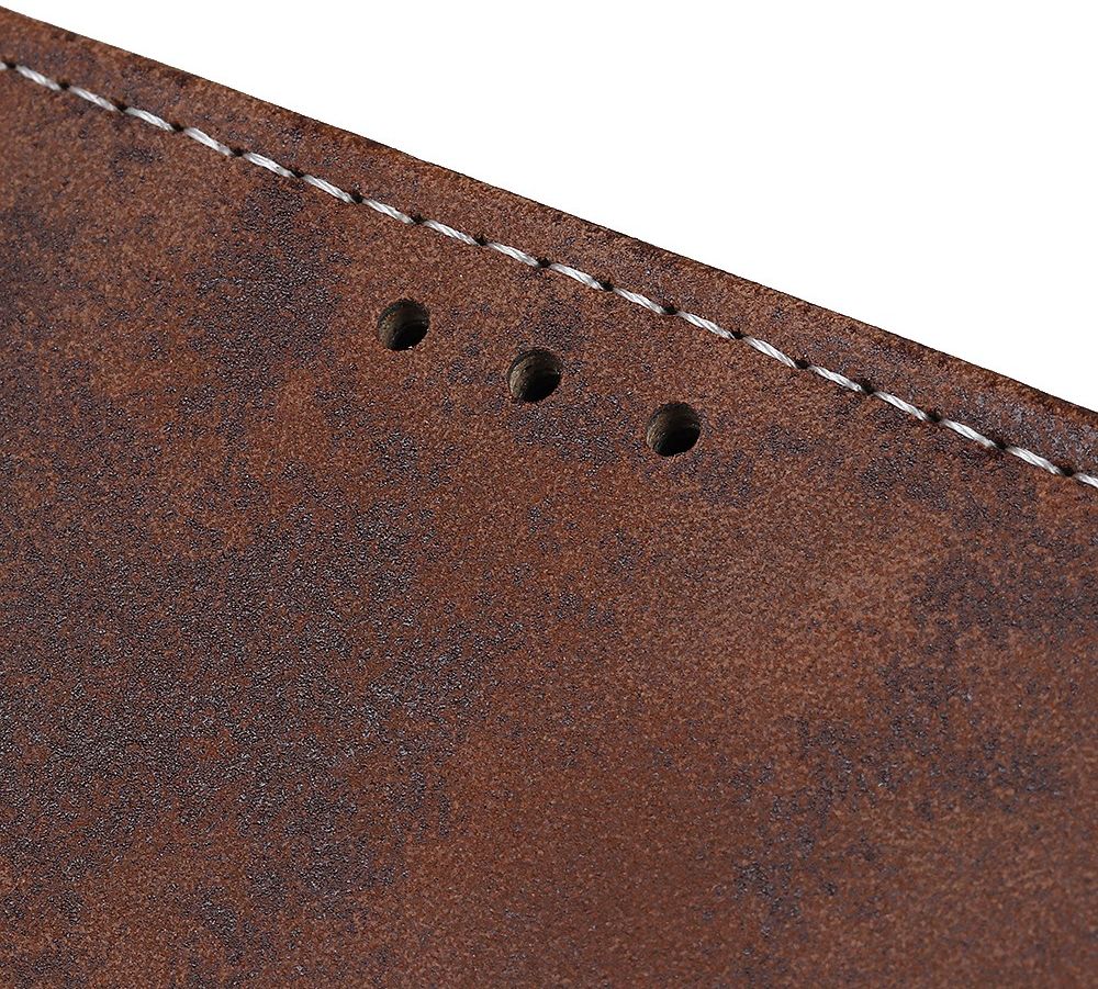 Nokia 8.3 Hoesje Portemonnee Book Case Kunstleer Donkerbruin afbeelding 10