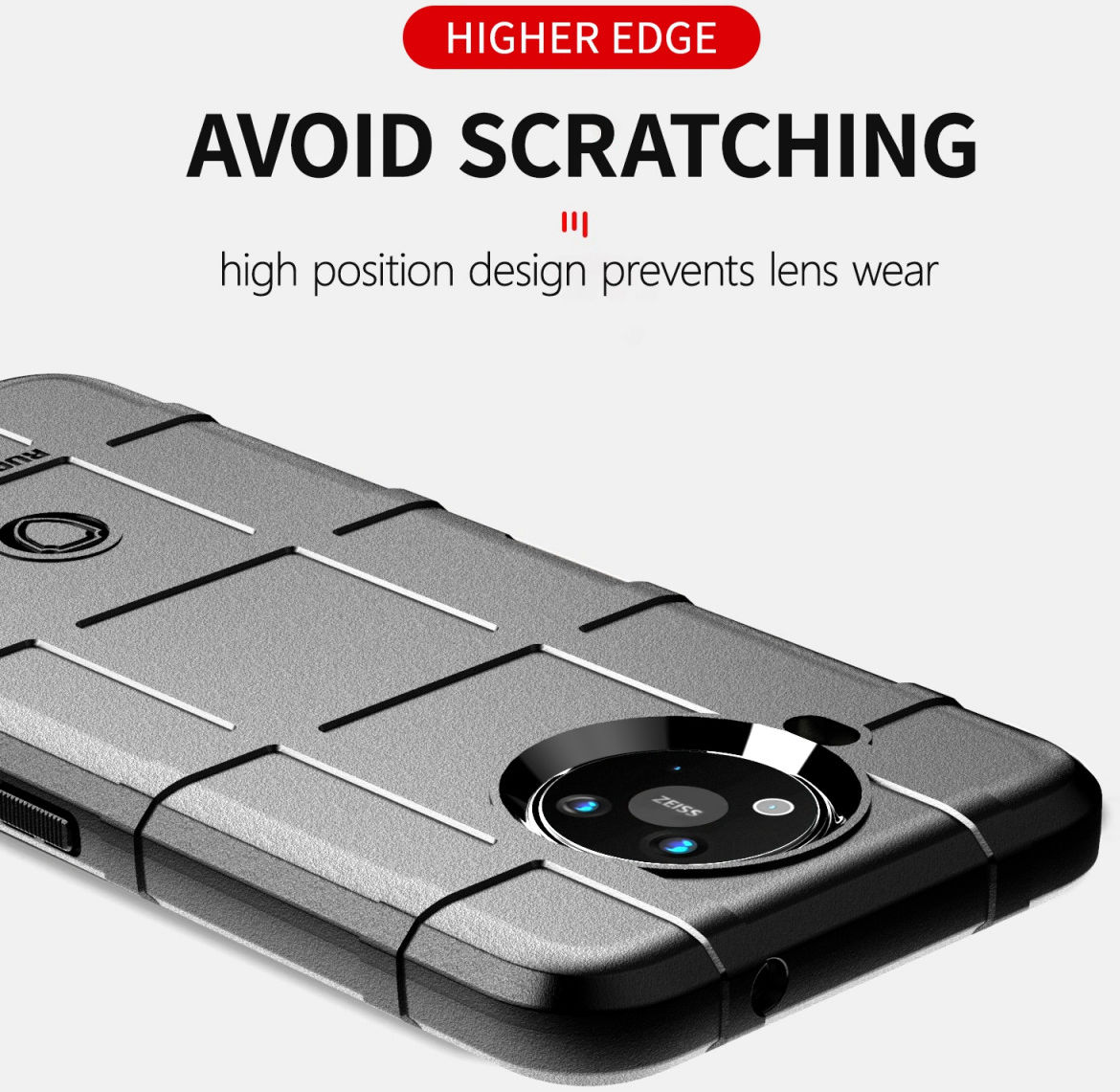 Nokia 8.3 Hoesje Shock Proof Rugged Shield Back Cover Zwart afbeelding 6