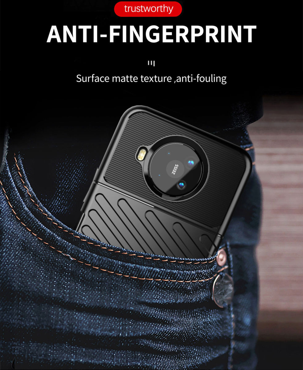 Nokia 8.3 Twill Thunder Texture Back Cover Groen afbeelding 12