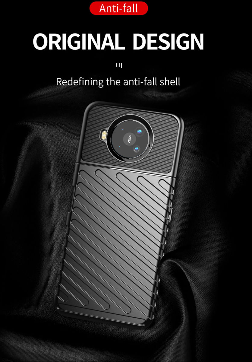 Nokia 8.3 Twill Thunder Texture Back Cover Groen afbeelding 5