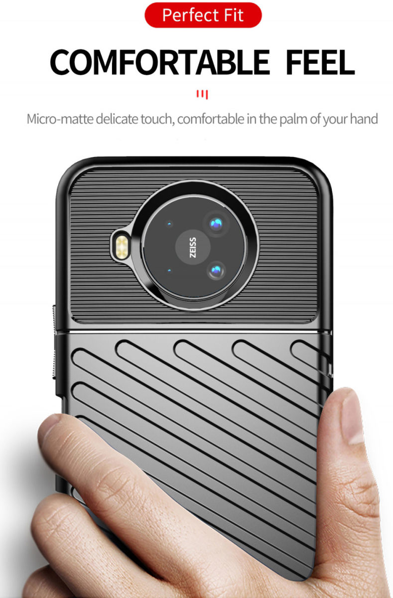 Nokia 8.3 Twill Thunder Texture Back Cover Groen afbeelding 6