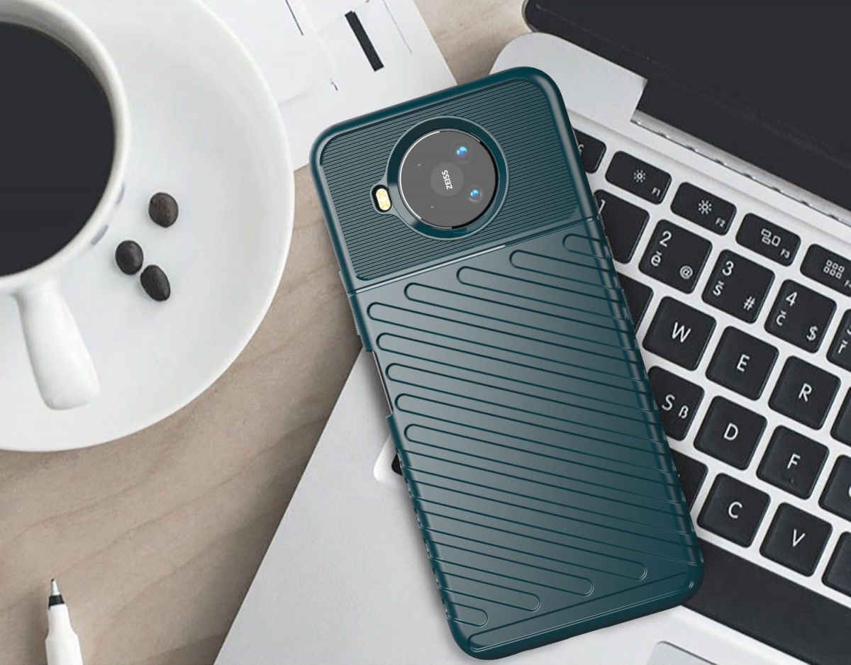 Nokia 8.3 Twill Thunder Texture Back Cover Groen afbeelding 8