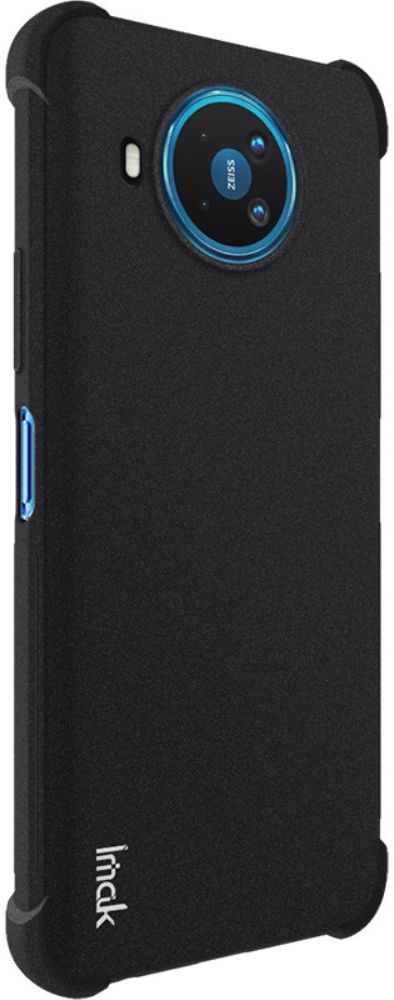 IMAK Nokia 8.3 Hoesje TPU met Screenprotector Matte Zwart afbeelding 3