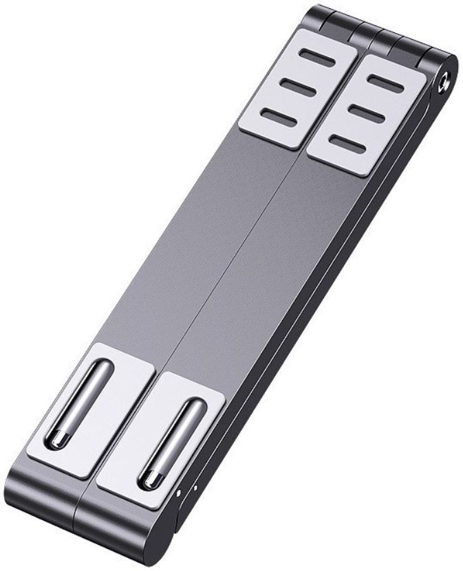 Universele Verstelbare Houder voor Smartphone / Laptop / Tablet Grijs afbeelding 2