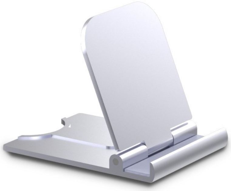 Universele Verstelbare Houder voor Smartphone en Tablet Zilver afbeelding 1