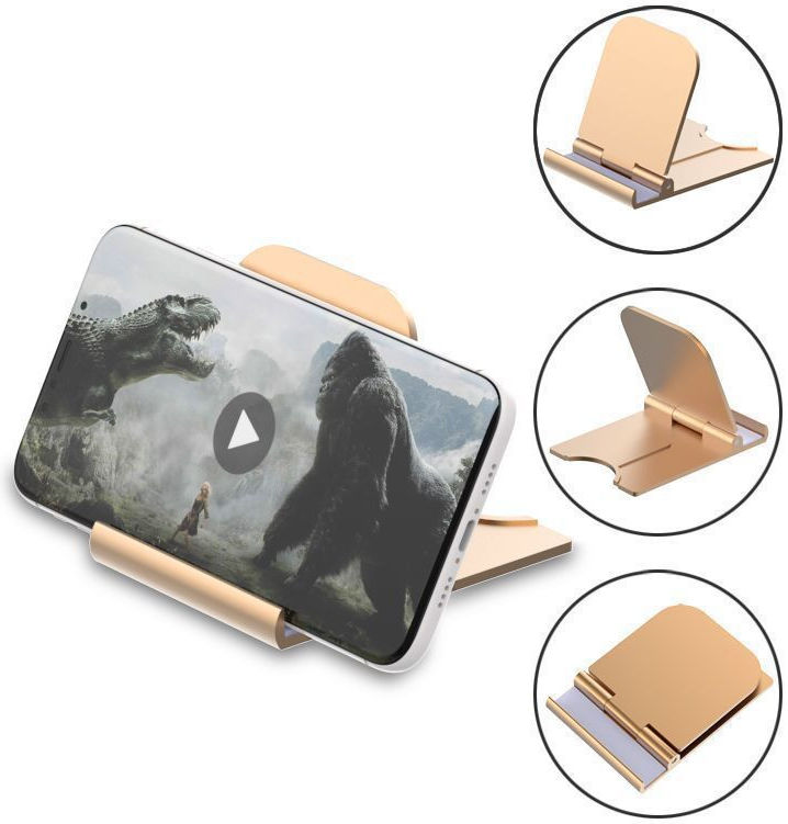 Universele Verstelbare Houder voor Smartphone en Tablet Zilver afbeelding 12