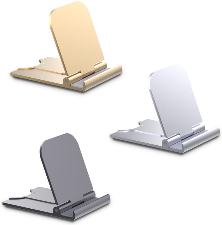 Universele Verstelbare Houder voor Smartphone en Tablet Zilver afbeelding 6