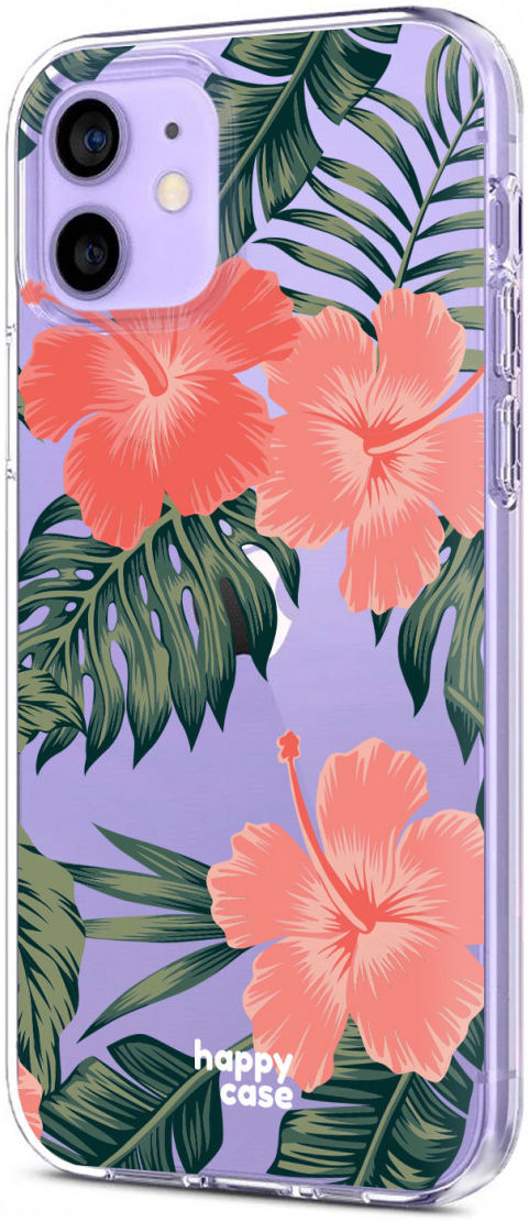 HappyCase iPhone 12 / 12 Pro Hoesje Flexibel TPU Tropic Vibe Print afbeelding 7