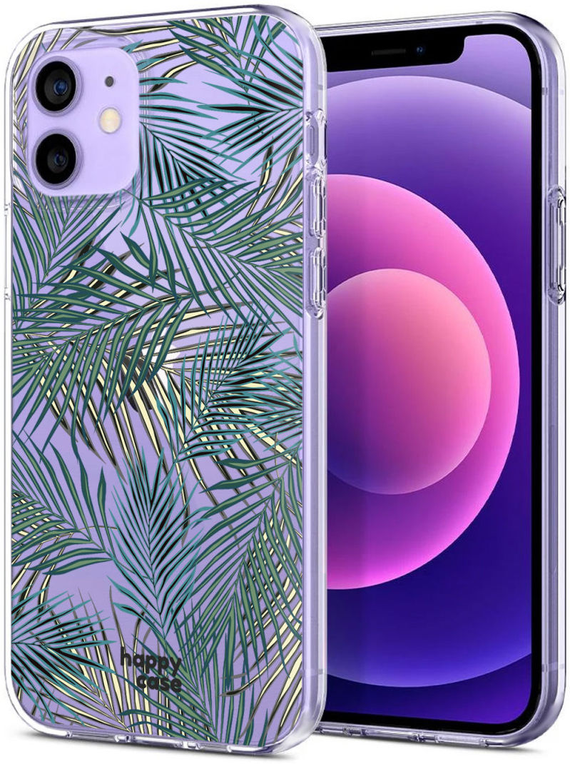 HappyCase iPhone 12 / 12 Pro Hoesje Flexibel TPU Jungle Print afbeelding 2