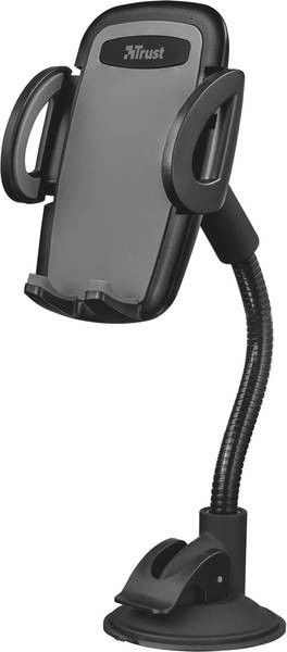 Trust Verstelbare Auto Dashboard Telefoon Houder Met Zuignap Zwart afbeelding 2