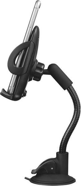 Trust Verstelbare Auto Dashboard Telefoon Houder Met Zuignap Zwart afbeelding 4