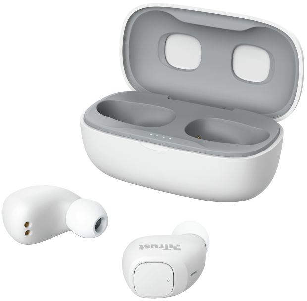 Trust Nika Compact Bluetooth Wireless Earphones Wit afbeelding 2