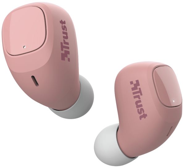 Trust Nika Compact Bluetooth Wireless Earphones Roze afbeelding 4