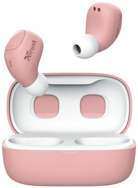 Trust Nika Compact Bluetooth Wireless Earphones Roze afbeelding 1