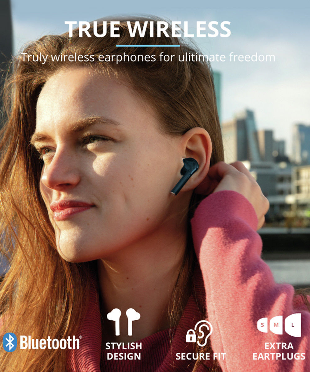 Trust Nika Touch Bluetooth In-Ear Volledig Draadloze Oordopjes Blauw afbeelding 5