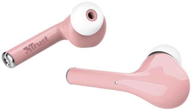 Trust Nika Touch Bluetooth In-Ear Volledig Draadloze Oordopjes Roze afbeelding 14