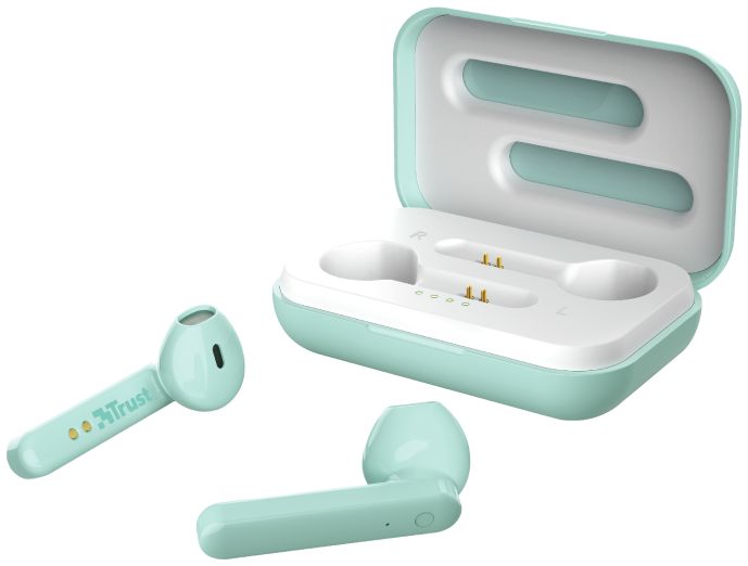 Trust Primo Touch Wireless Bluetooth Earphones Mint Groen afbeelding 4