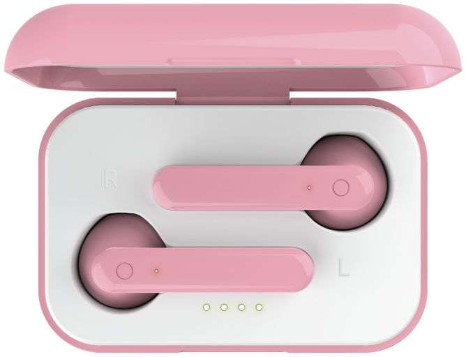 Trust Primo Touch Wireless Bluetooth Earphones Roze afbeelding 5