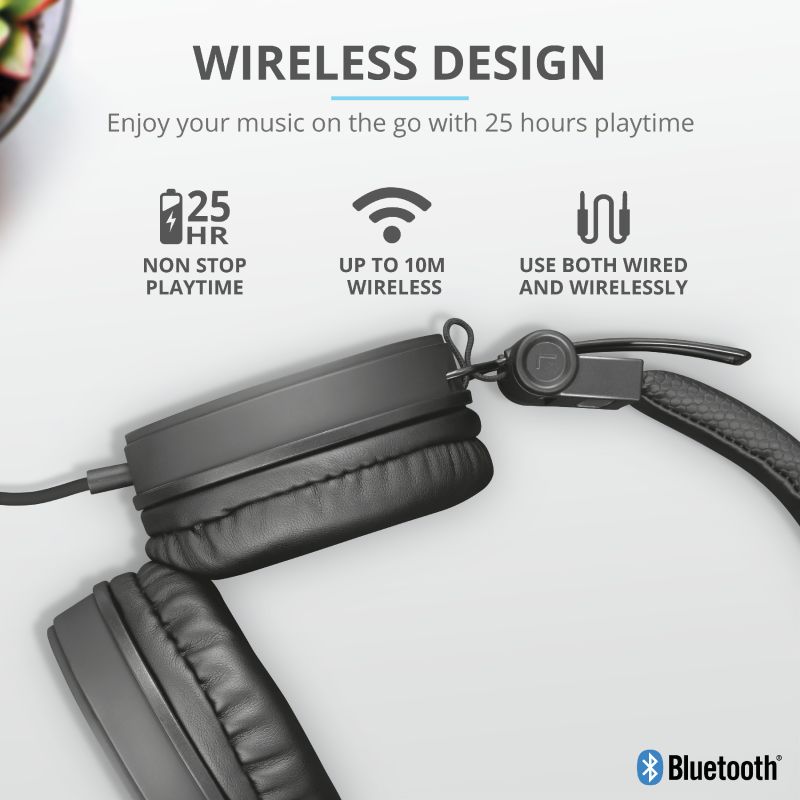 Trust Tones Wired On-Ear Koptelefoon Zwart afbeelding 12