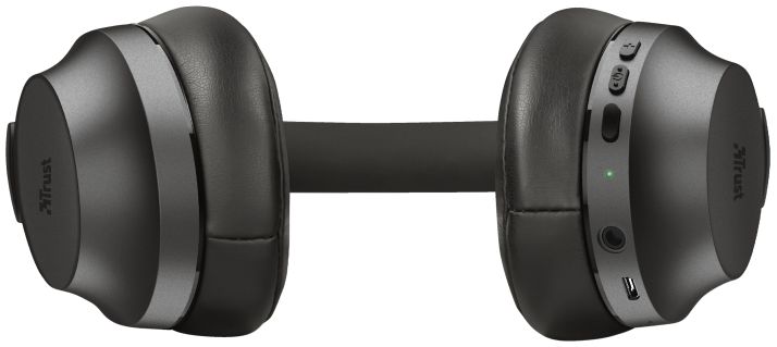 Trust Eaze Bluetooth Over-Ear Volledig Draadloze Koptelefoon Zwart afbeelding 12