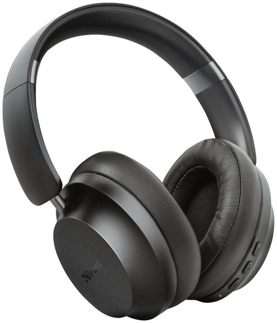 Trust Eaze Bluetooth Over-Ear Volledig Draadloze Koptelefoon Zwart afbeelding 2