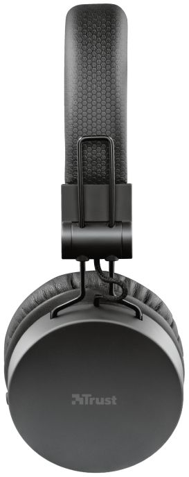 Trust Tones Bedraad/Bluetooth Draadloze On-Ear Koptelefoon Zwart afbeelding 2