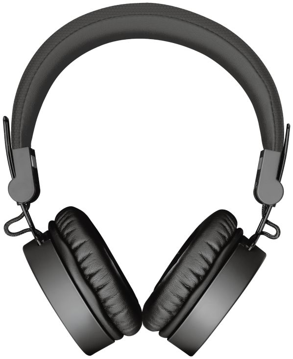 Trust Tones Bedraad/Bluetooth Draadloze On-Ear Koptelefoon Zwart afbeelding 3