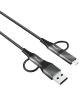 Trust Keyla 4-in-1 USB Data en Oplaad Kabel 1 Meter