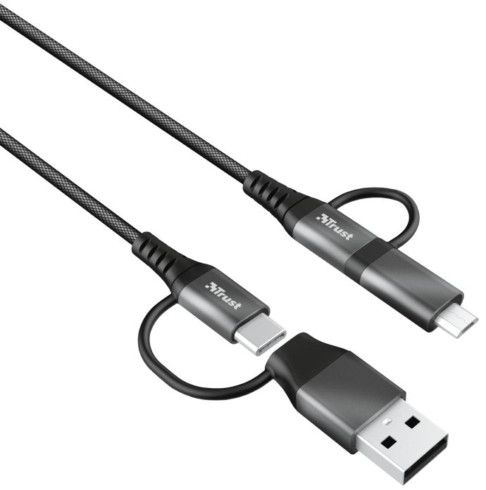 Trust Keyla 4-in-1 USB Data en Oplaad Kabel 1 Meter afbeelding 8