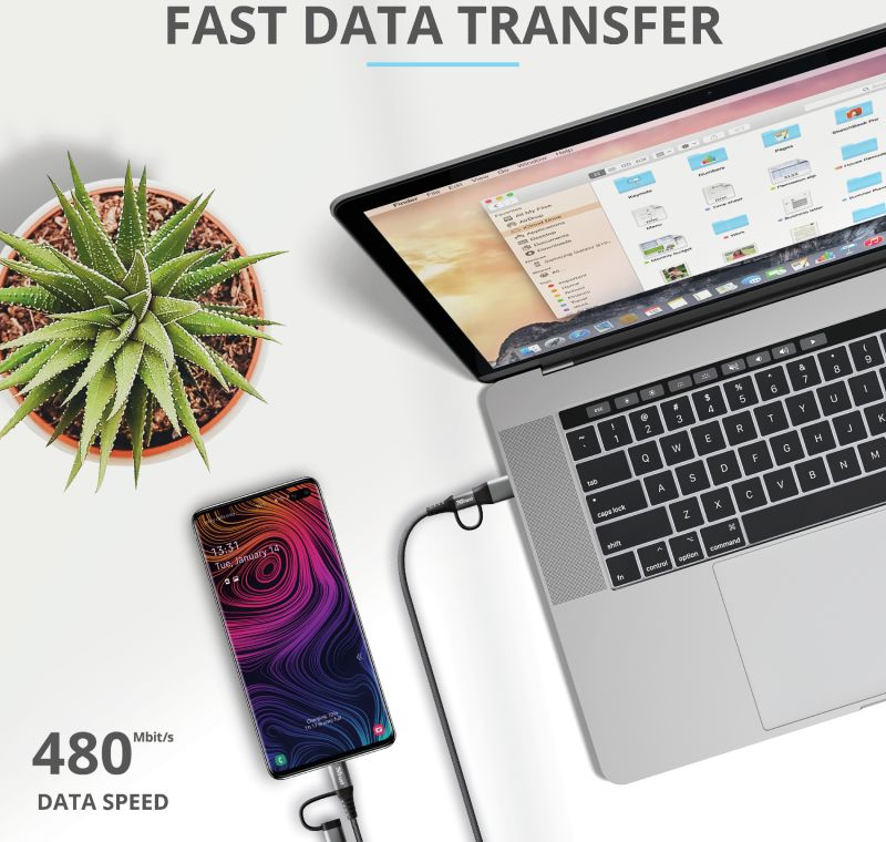 Trust Keyla 4-in-1 USB Data en Oplaad Kabel 1 Meter afbeelding 12