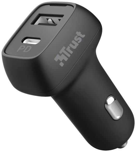 Trust Qmax 30W Autolader Fast Charge USB and USB-C Zwart afbeelding 4