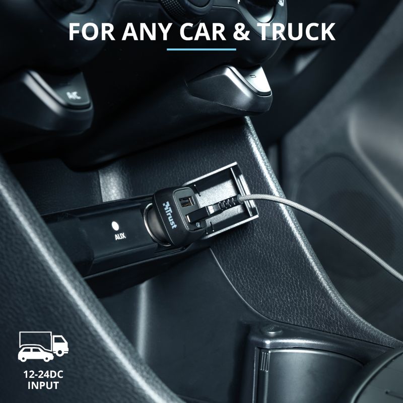 Trust Qmax Dubbele USB Poort Autolader afbeelding 9