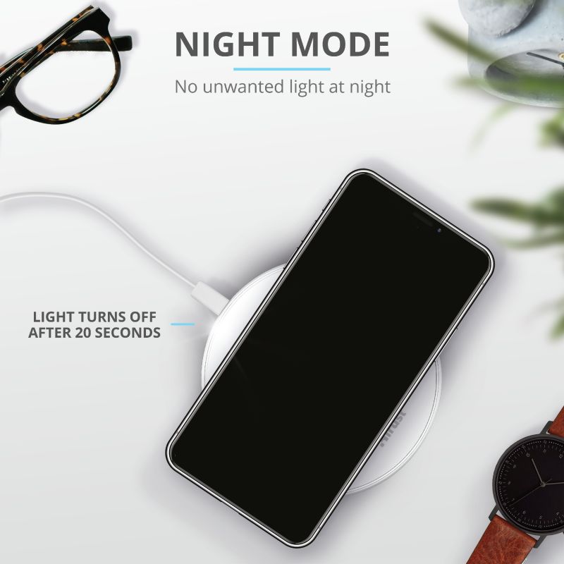 Trust Qylo Draadloze Oplader 10W Fast Charge + MicroUSB kabel 1M Wit afbeelding 9