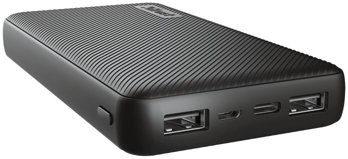 Trust Primo Compact PowerBank 15.000 mAh Fast Charge USB/USB-C Zwart afbeelding 1