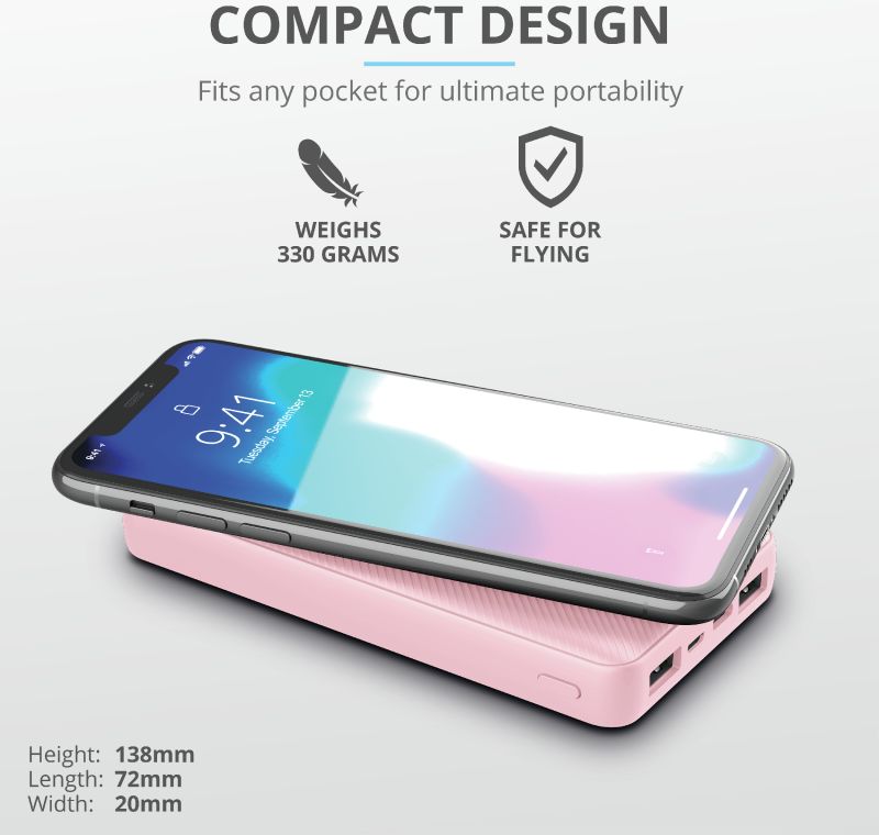 Trust Primo Compact USB-C PowerBank 15.000 mAh Roze afbeelding 8