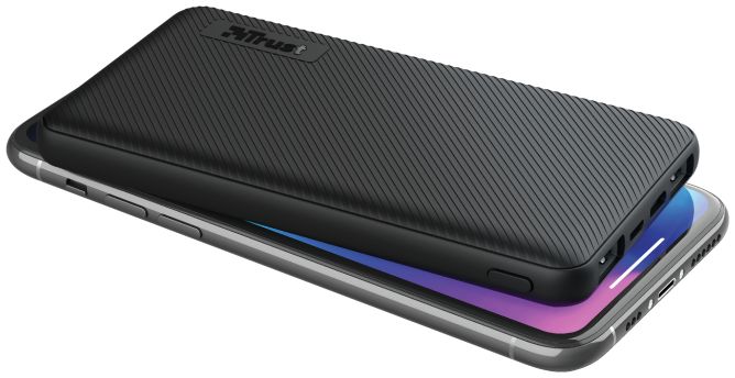 Trust Primo Ultra Dunne USB-C PowerBank 10.000 mAh Zwart afbeelding 2