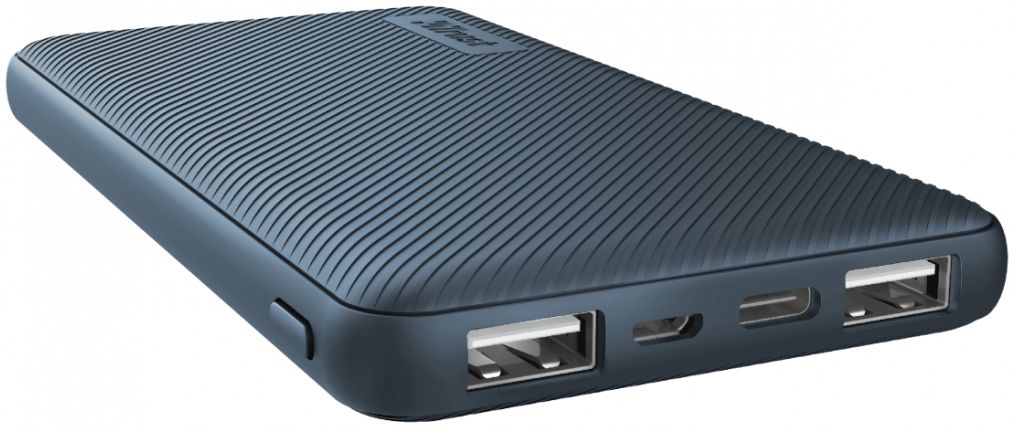 Trust Primo Ultra Dunne USB-C PowerBank 10.000 mAh Blauw afbeelding 1