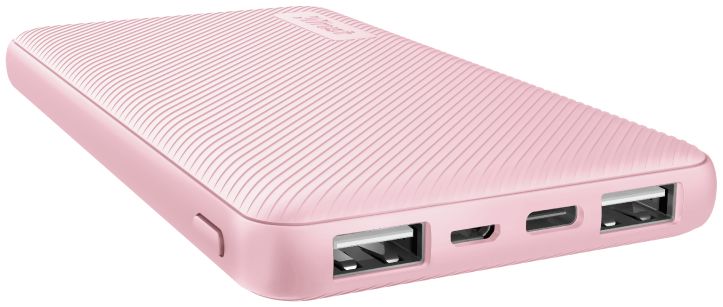 Trust Primo Ultra Dunne USB-C PowerBank 10.000 mAh Roze afbeelding 1