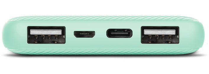 Trust Primo Ultra Dunne USB-C PowerBank 10.000 mAh Mint Groen afbeelding 4