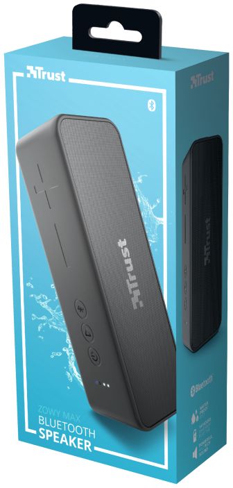 Trust Zowy Max Stylish Bluetooth Wireless Speaker Zwart afbeelding 16
