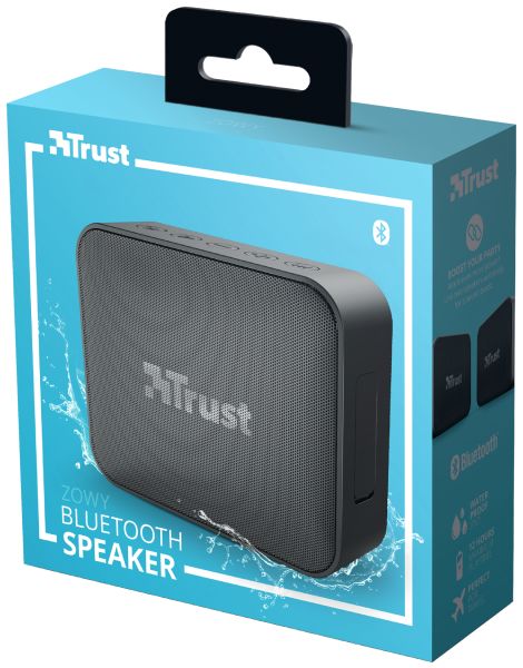 Trust Zowy Compact Bluetooth Wireless Speaker Zwart afbeelding 17