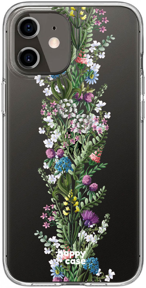 HappyCase iPhone 12 / 12 Pro Hoesje Flexibel TPU Floral Print afbeelding 6