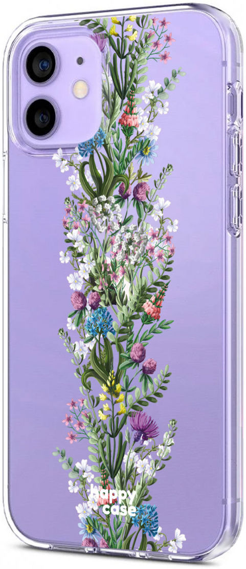 HappyCase iPhone 12 / 12 Pro Hoesje Flexibel TPU Floral Print afbeelding 5