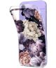 HappyCase iPhone 12 / 12 Pro Hoesje Flexibel TPU Flower Print