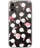 HappyCase iPhone 12 / 12 Pro Hoesje Flexibel TPU Flamingo Print