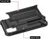 Samsung Galaxy A20s Hoesje Shock Proof Hybride Back Cover Zwart afbeelding 12