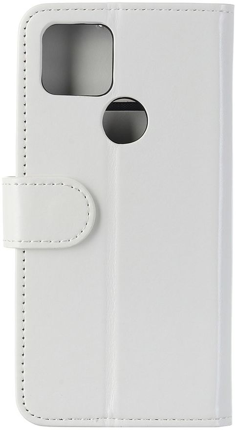 Google Pixel 5 Kunstleer Portemonnee Stand Hoesje Wit afbeelding 3