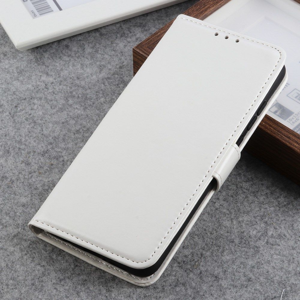 Google Pixel 5 Kunstleer Portemonnee Stand Hoesje Wit afbeelding 8