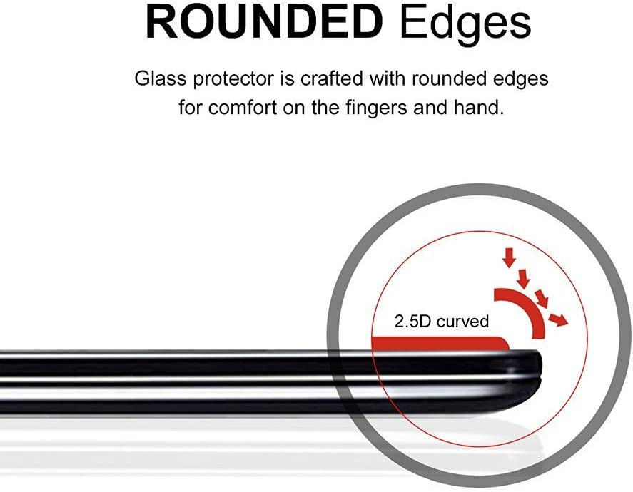 Motorola Moto E7 Plus 0.3mm Arc Edge Tempered Glass Screen Protector afbeelding 3