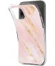 HappyCase Apple iPhone 12 Pro Hoesje Flexibel TPU Pink Marmer Print